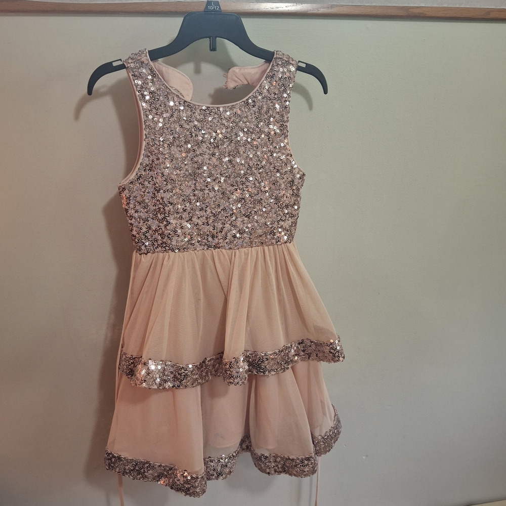 Sparkling Pink Kids Dress